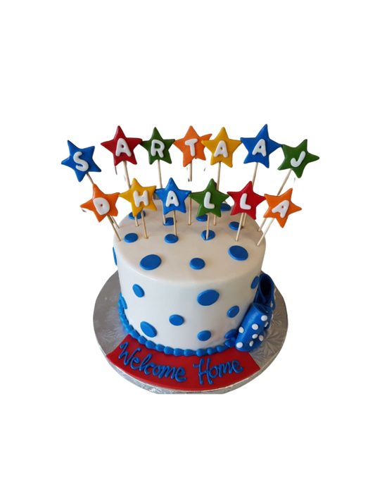 Sartaaj Star Fondant Cake