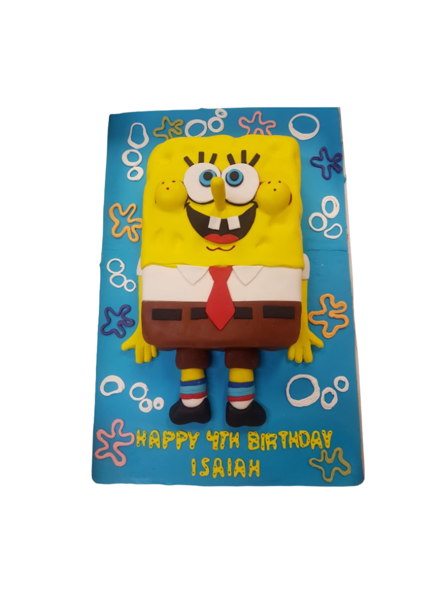 Isiah Sponge Bob Molded Cake