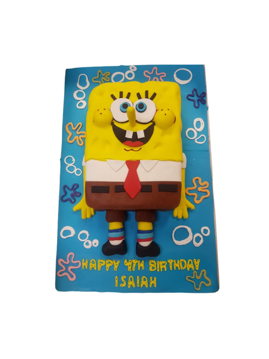 Isiah Sponge Bob Molded Cake