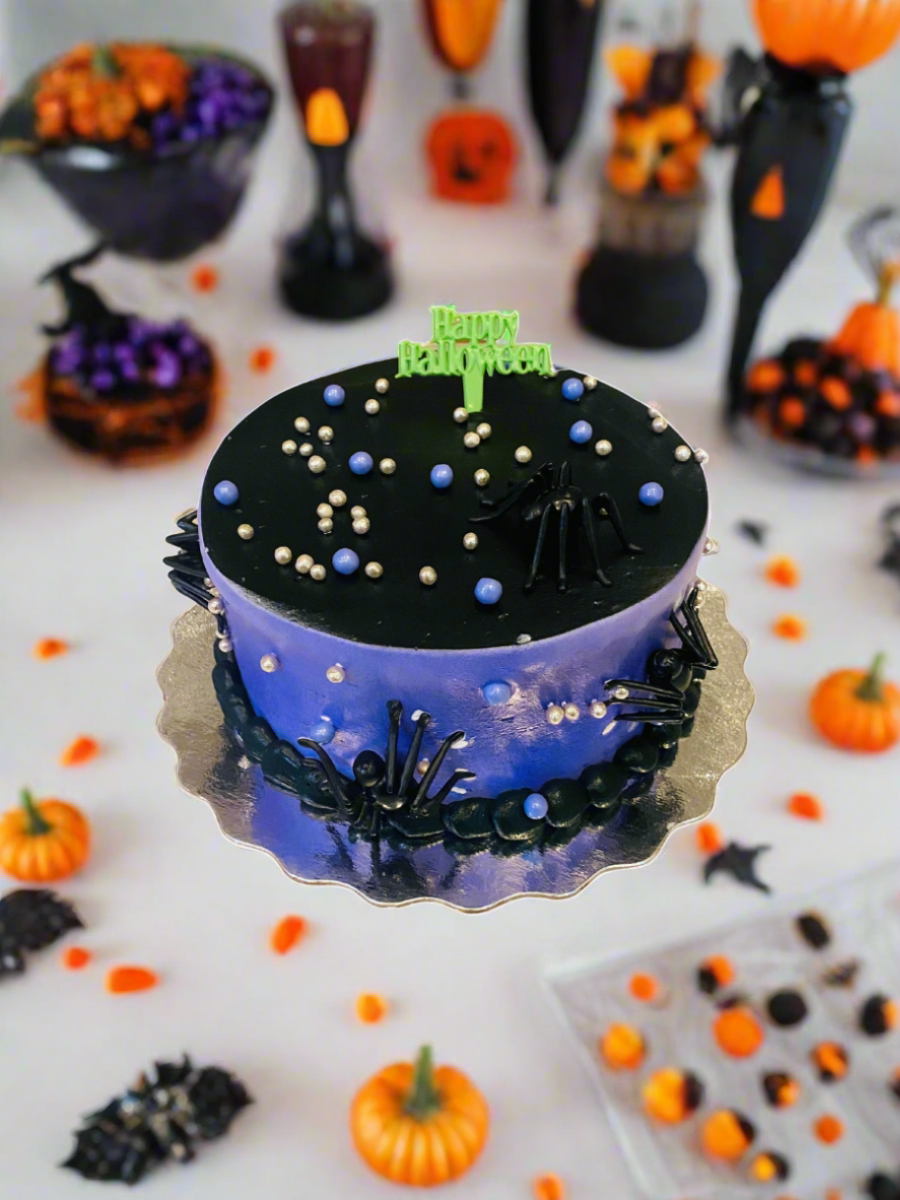 Fright Night Halloween Cream Cake