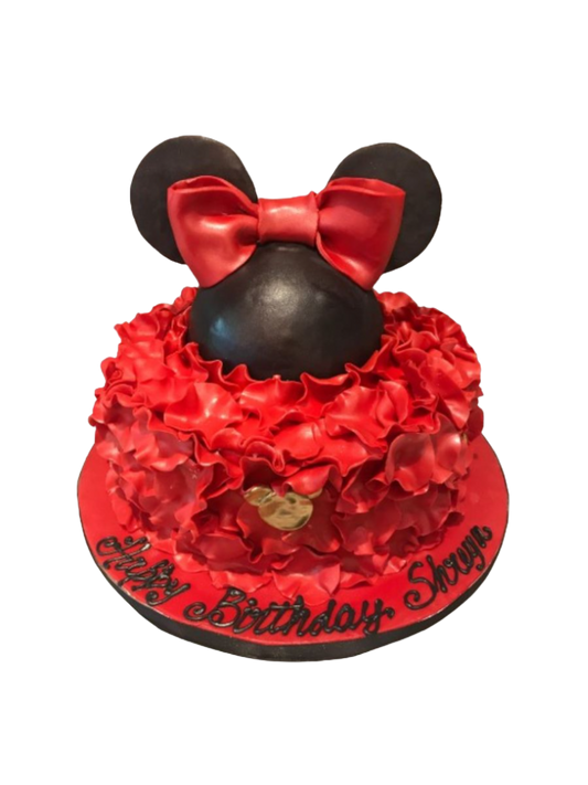 Shreya Ruffle Fondant Cake