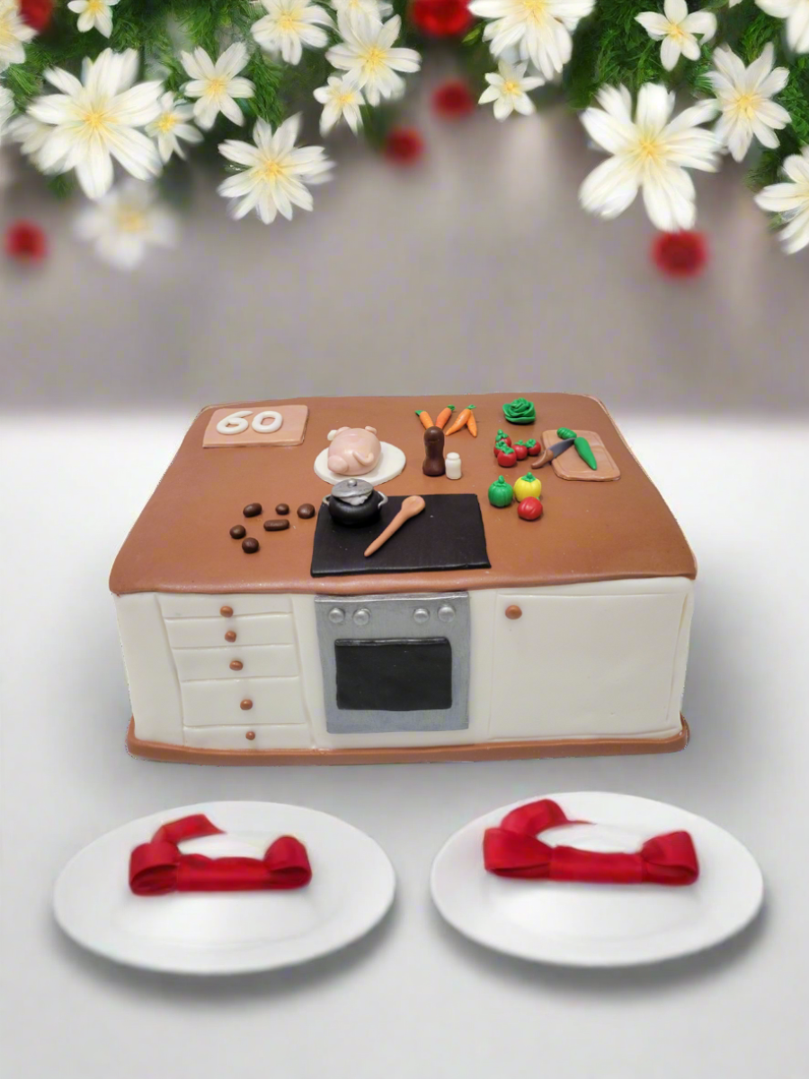 Chef Kitchen Molded Cake