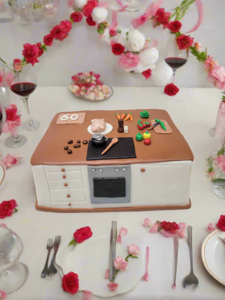 Chef Kitchen Molded Cake