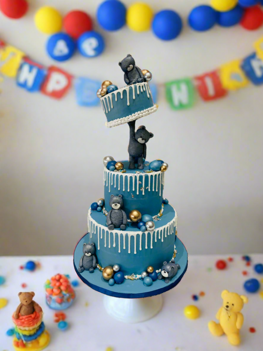 Super Teddy Tiered Cake