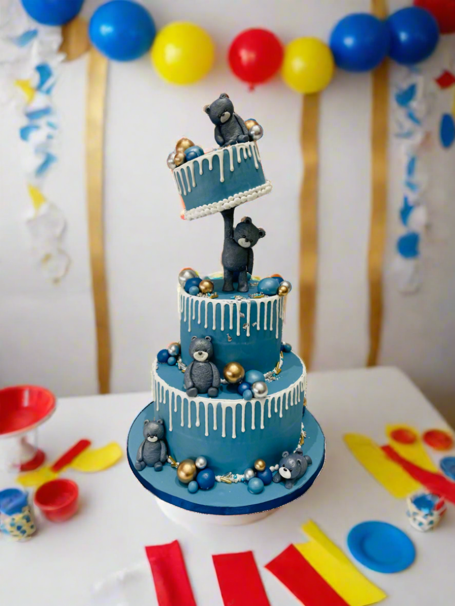 Super Teddy Tiered Cake