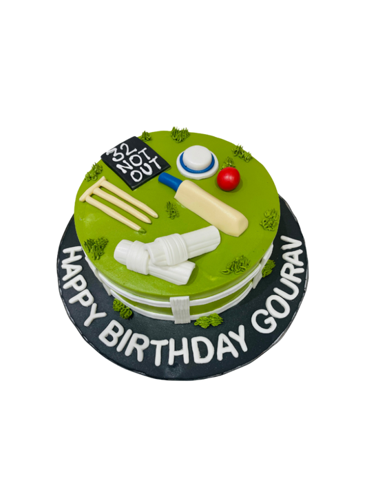 Cricket Fans Cream Cake
