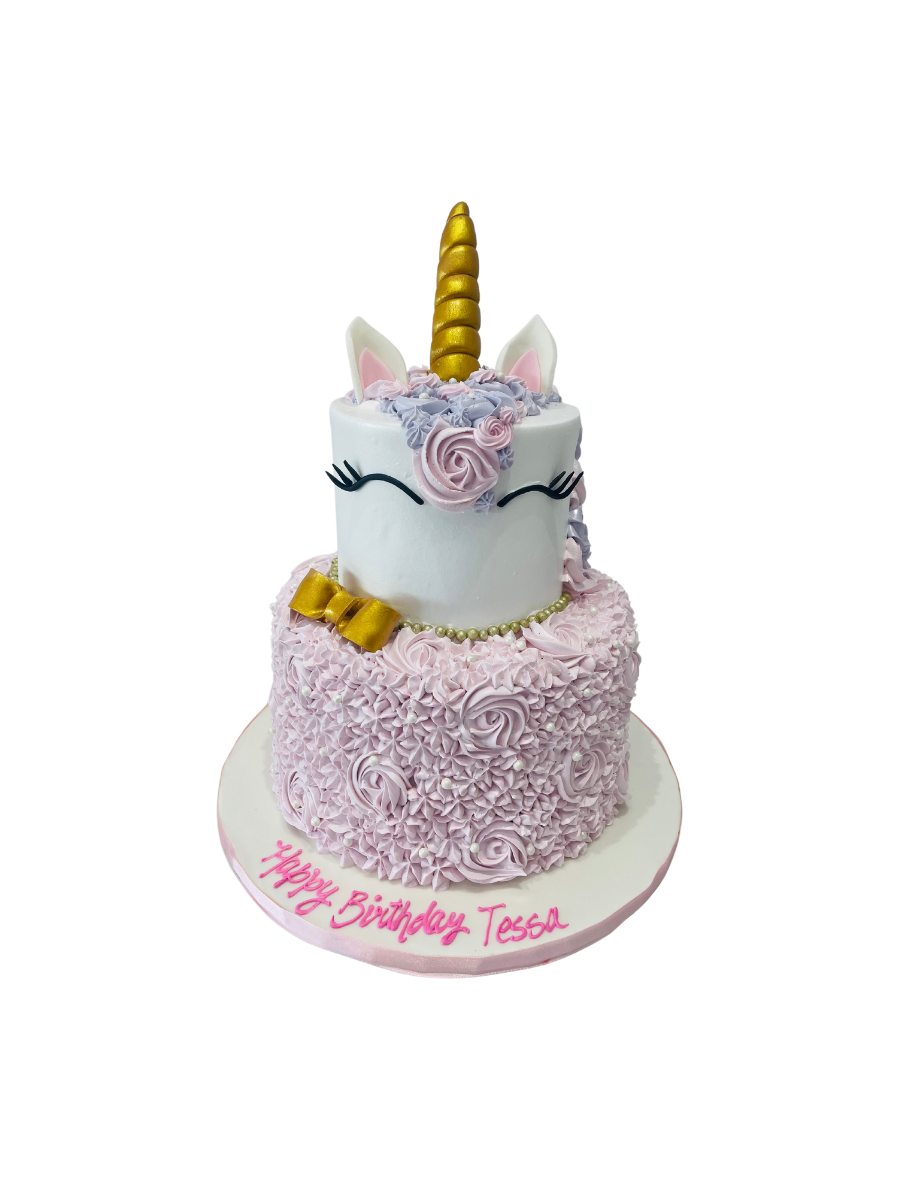 Tessa Unicorn Cream Cake