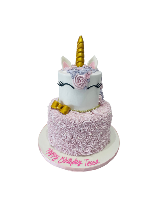 Tessa Unicorn Cream Cake