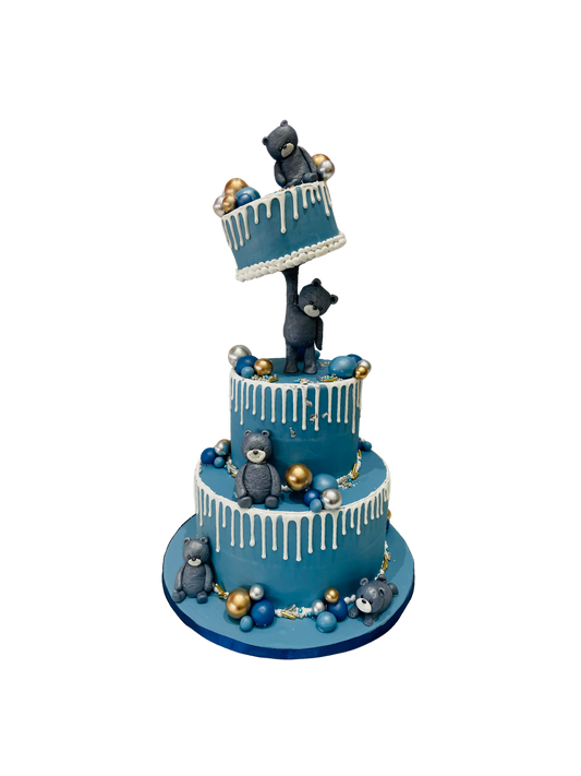 Super Teddy Tiered Cake