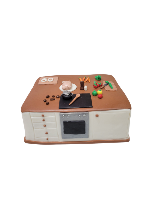 Chef Kitchen Molded Cake