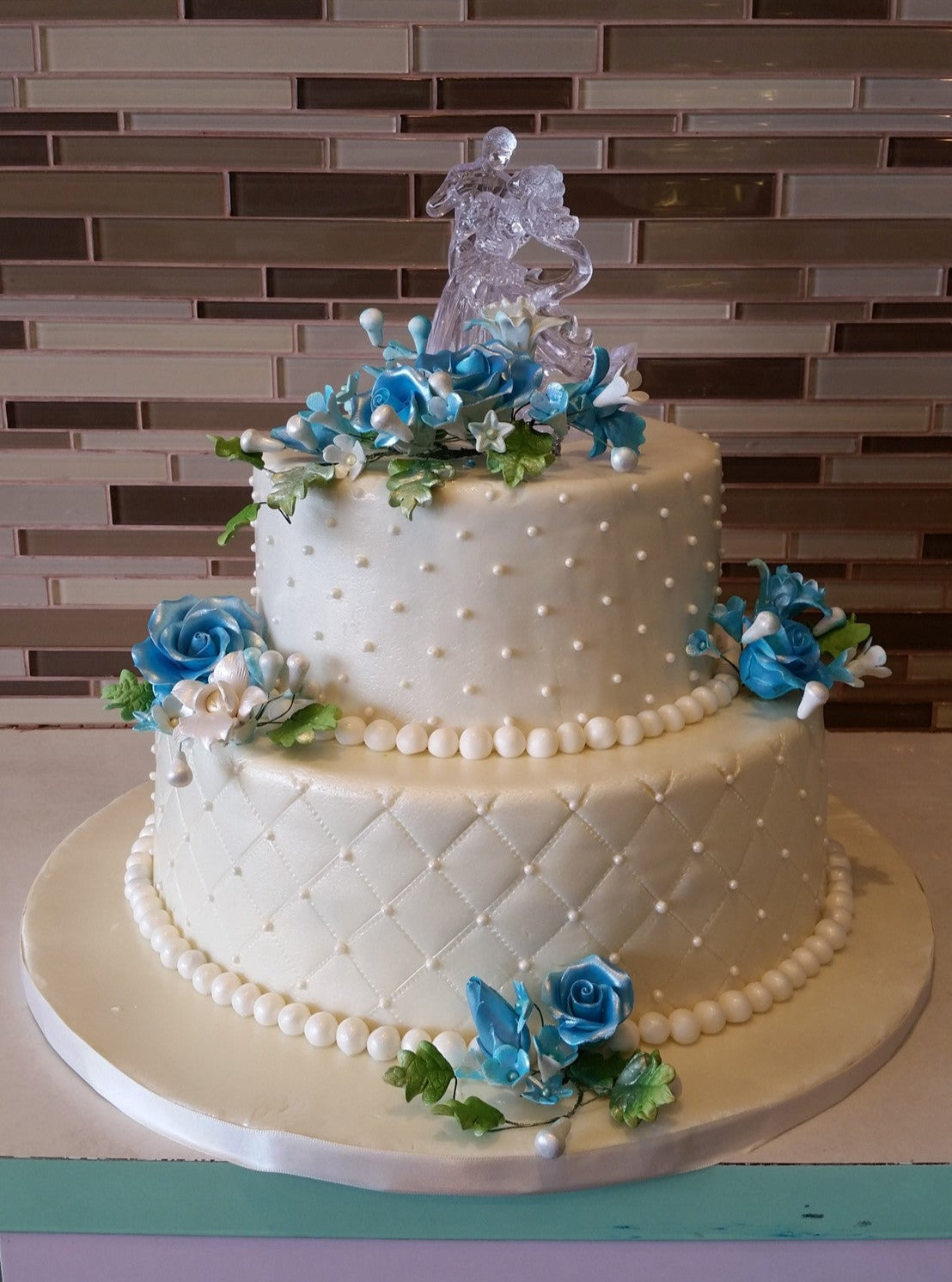 Rae Wedding Cake - Rashmi's Bakery