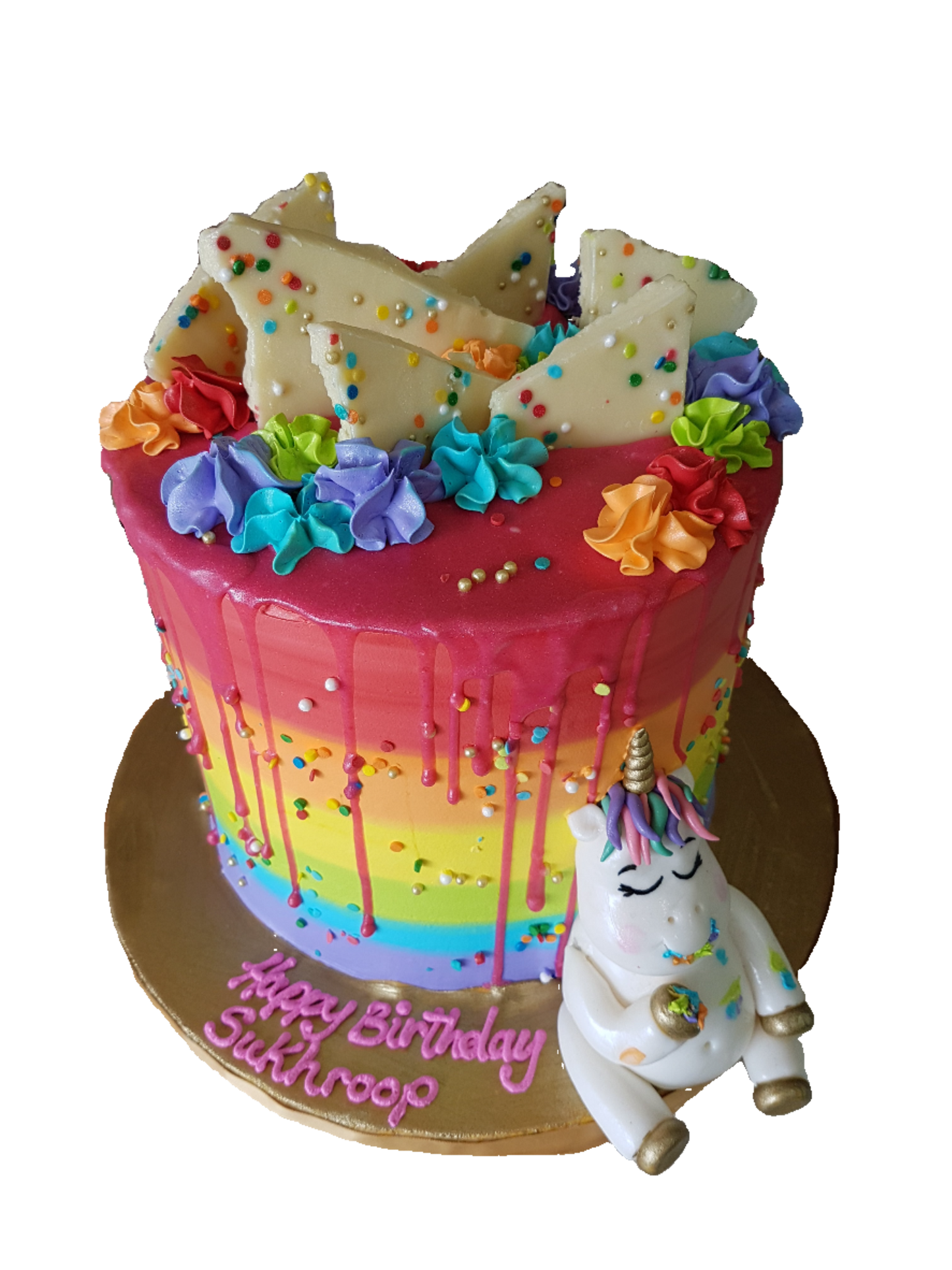 Unicorn Rainbow Cake