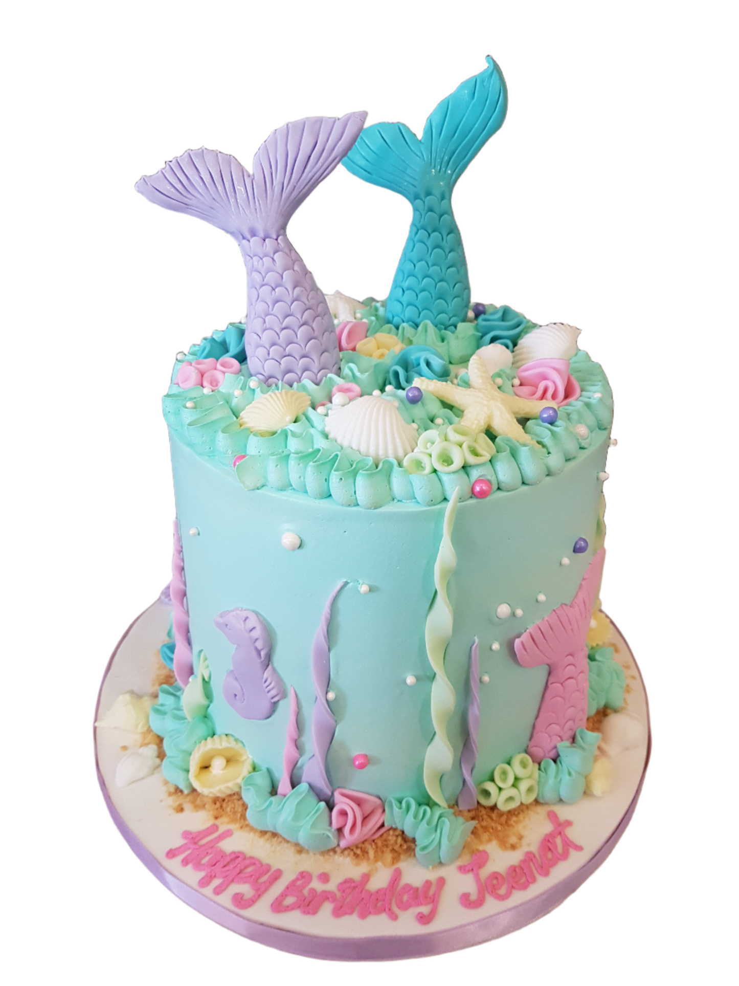 Jeenat Mermaid Birthday Cake