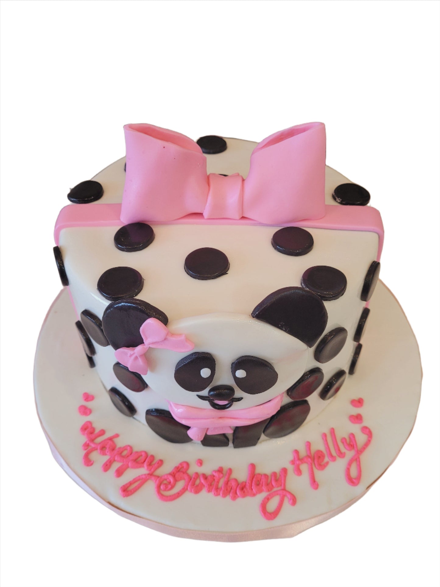 Helly Panda Fondant Cake