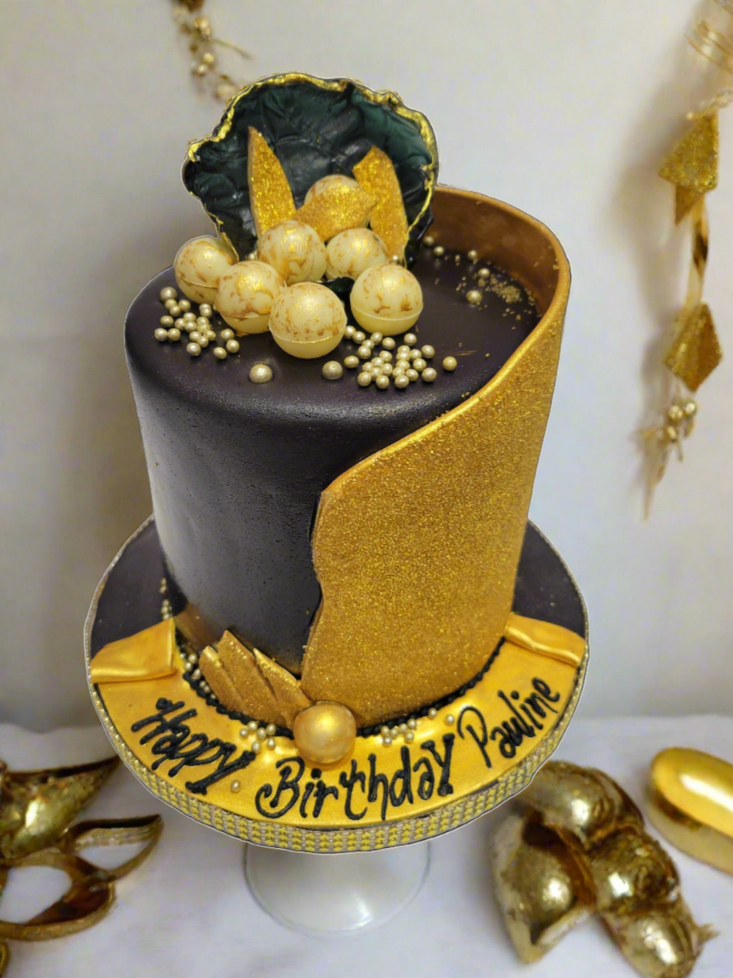 Purple Fondant Cake