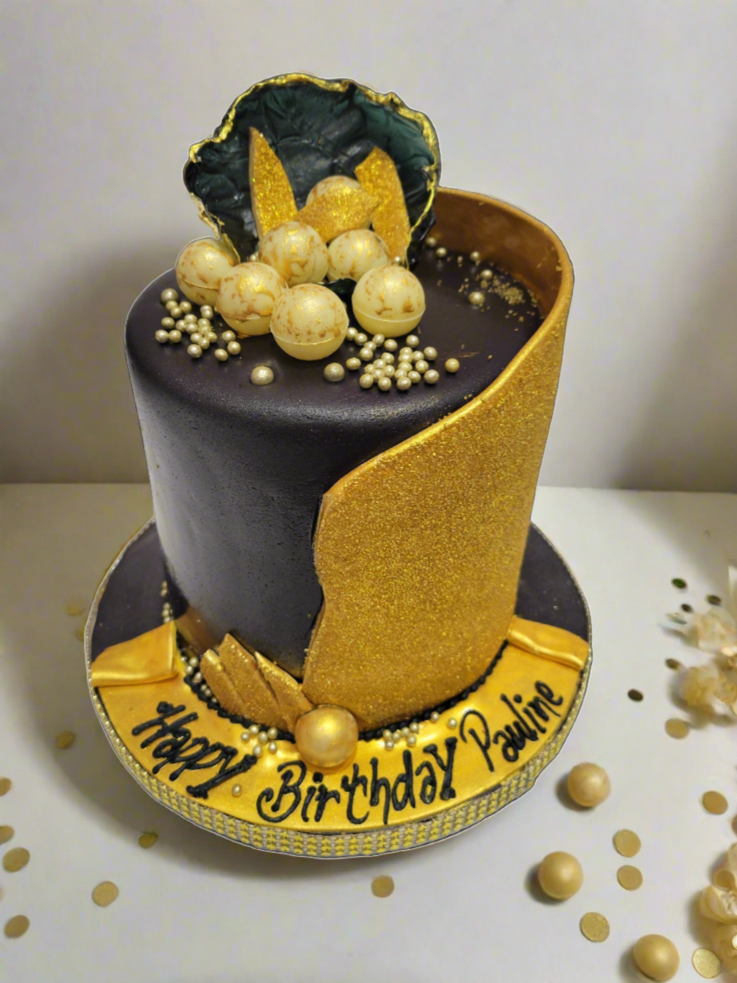 Purple Fondant Cake