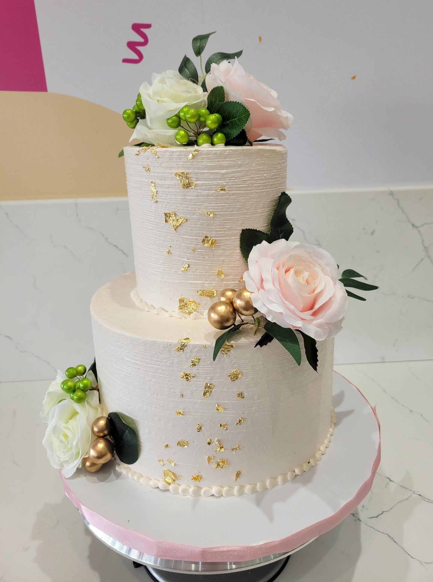Berlin Ivory Wedding Cake