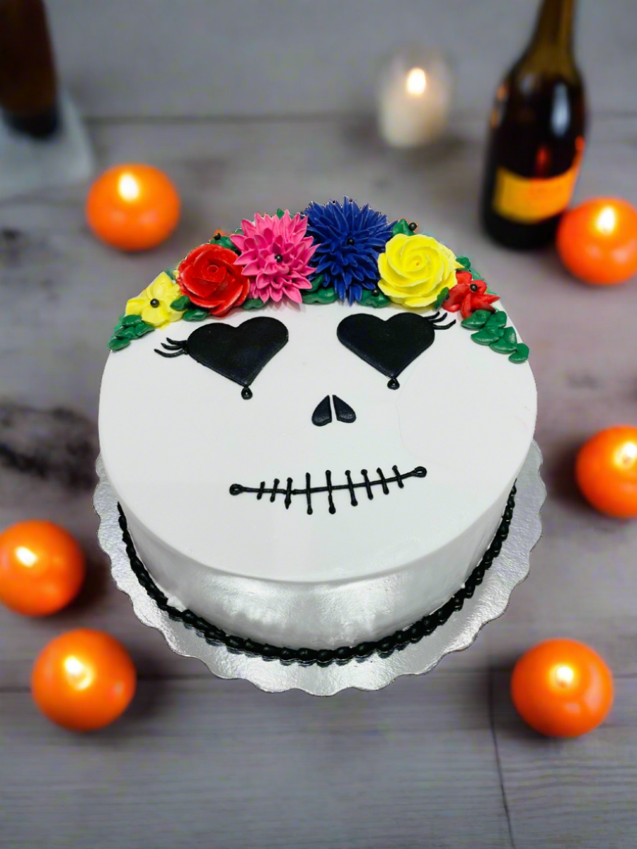 Day Of The Dead Halloween Cake
