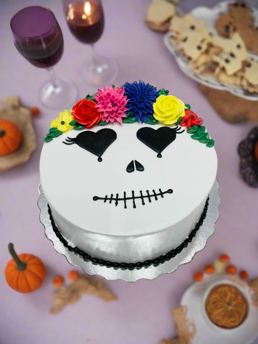 Day Of The Dead Halloween Cake