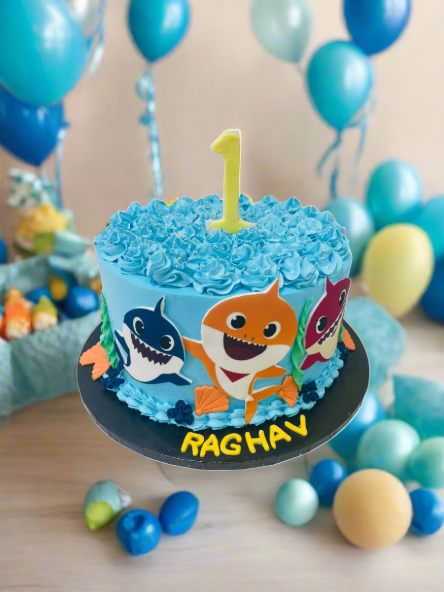 Azaad Baby Shark Birthday Cake