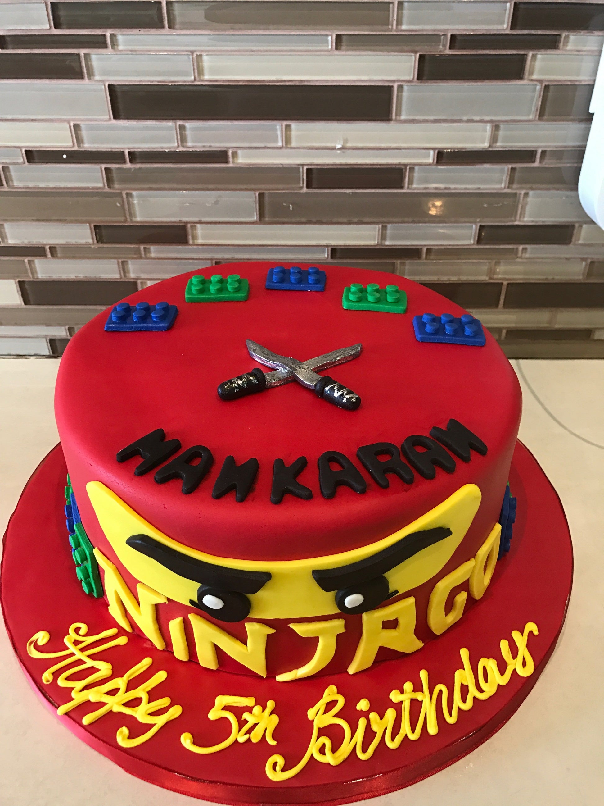 Ninjago Birthday Cake - Rashmi's Bakery