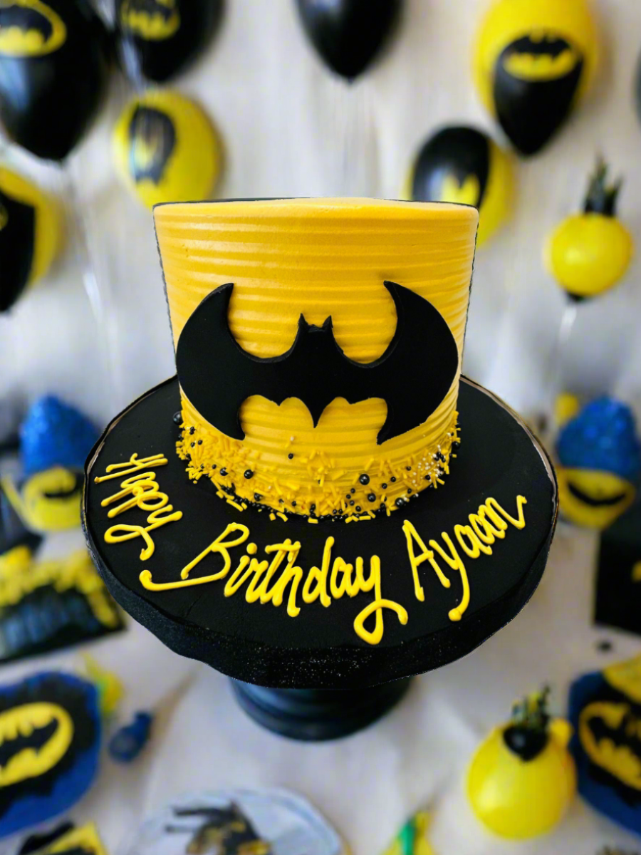 Ayaan Batman Cream Cake