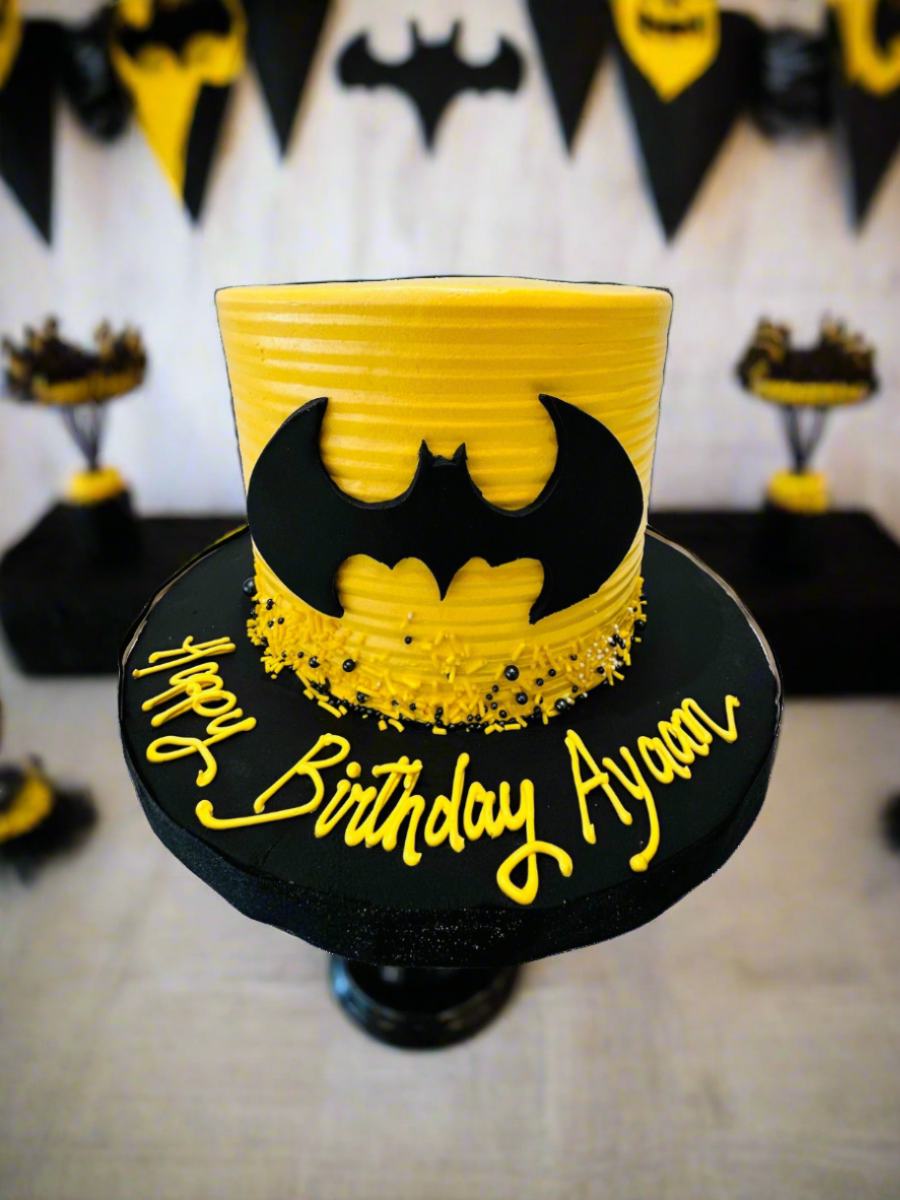 Ayaan Batman Cream Cake