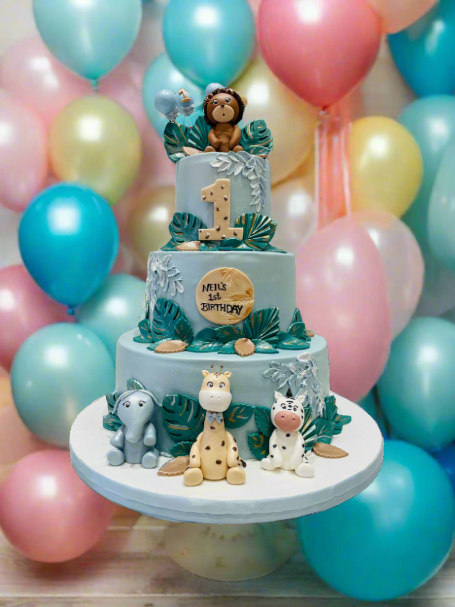 Neil Jungle Fondant Cake