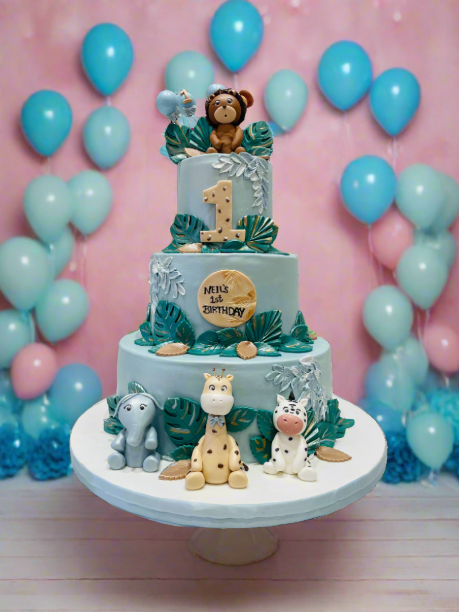Neil Jungle Fondant Cake