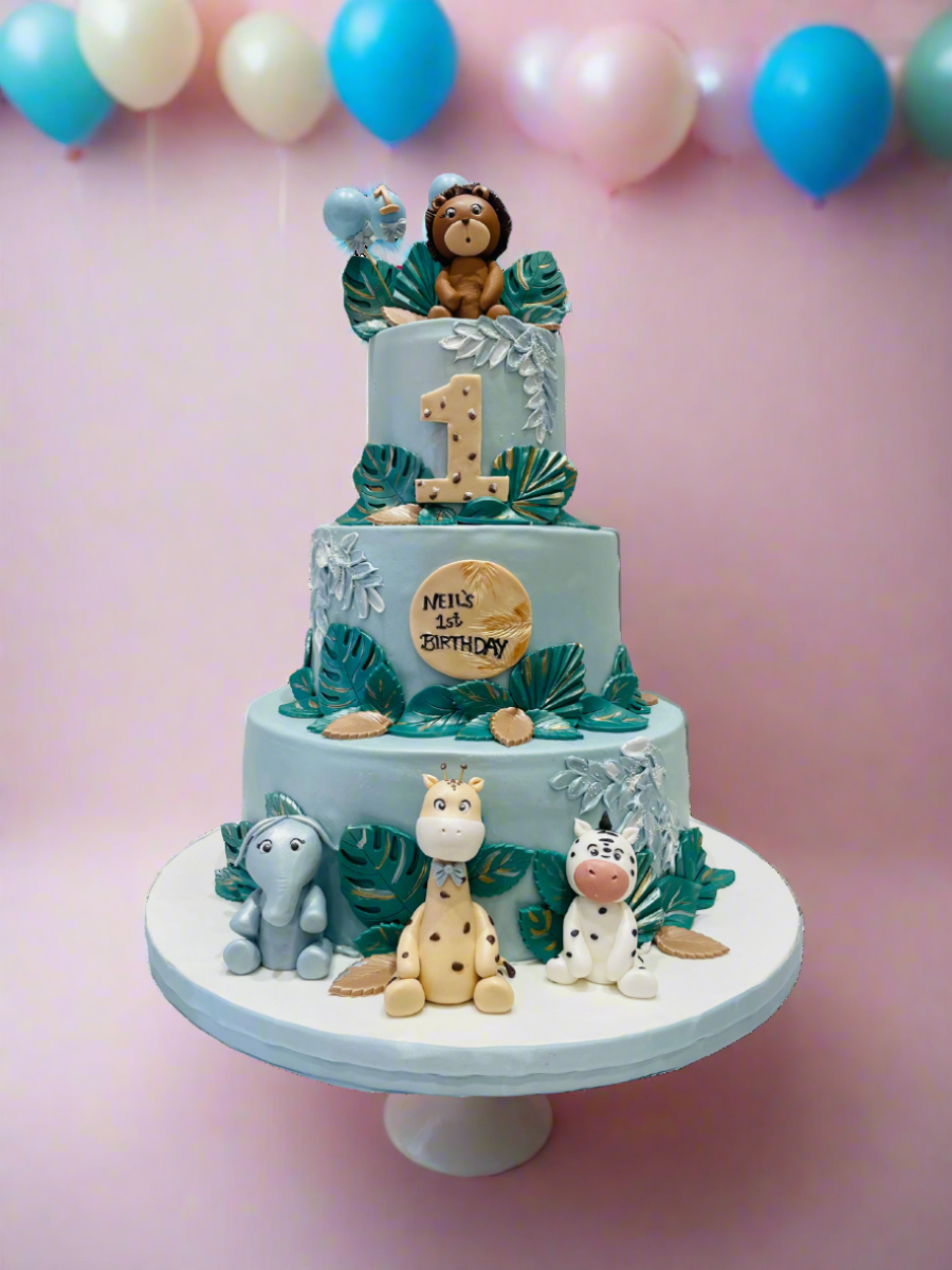 Neil Jungle Fondant Cake