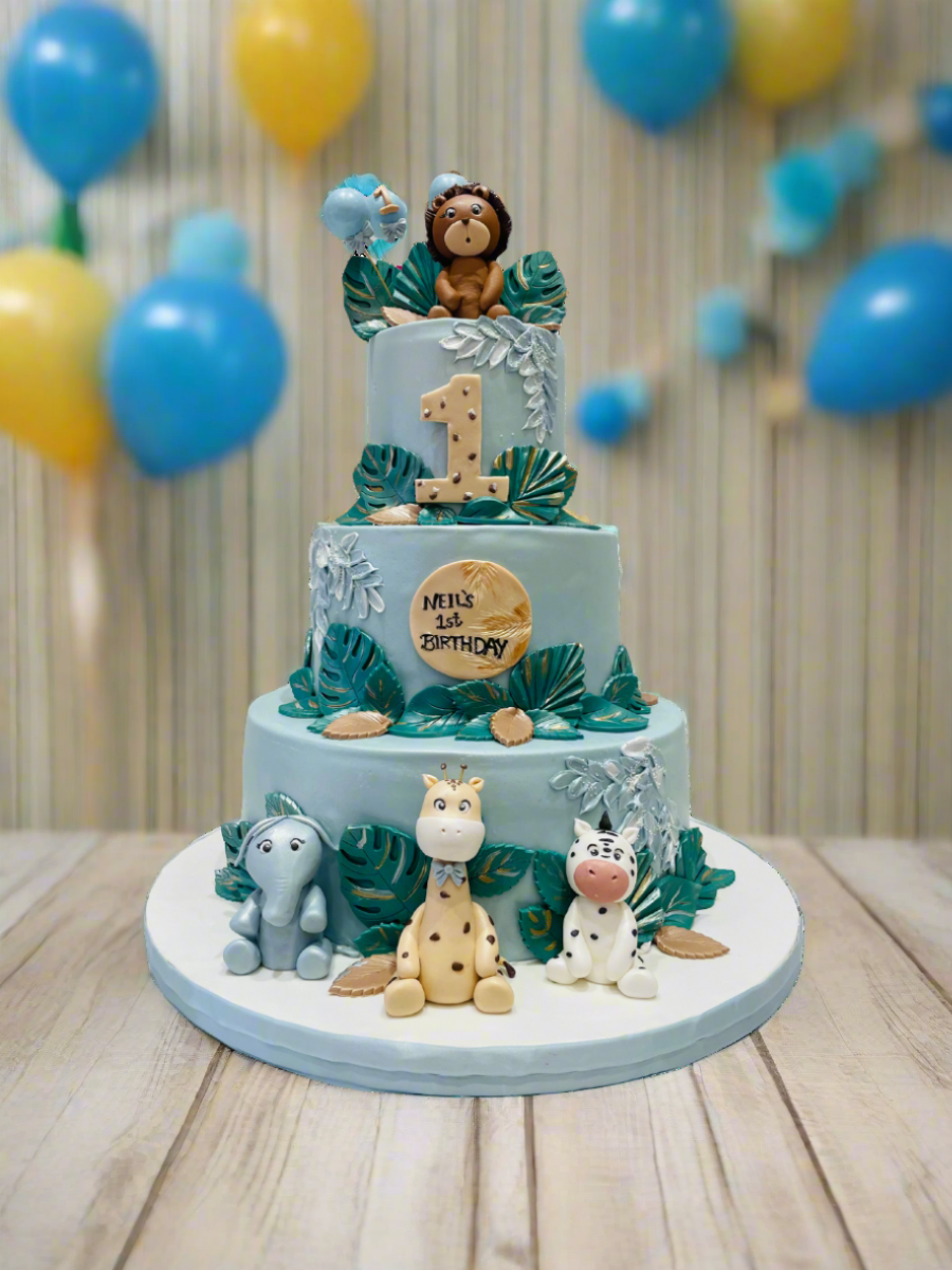 Neil Jungle Fondant Cake