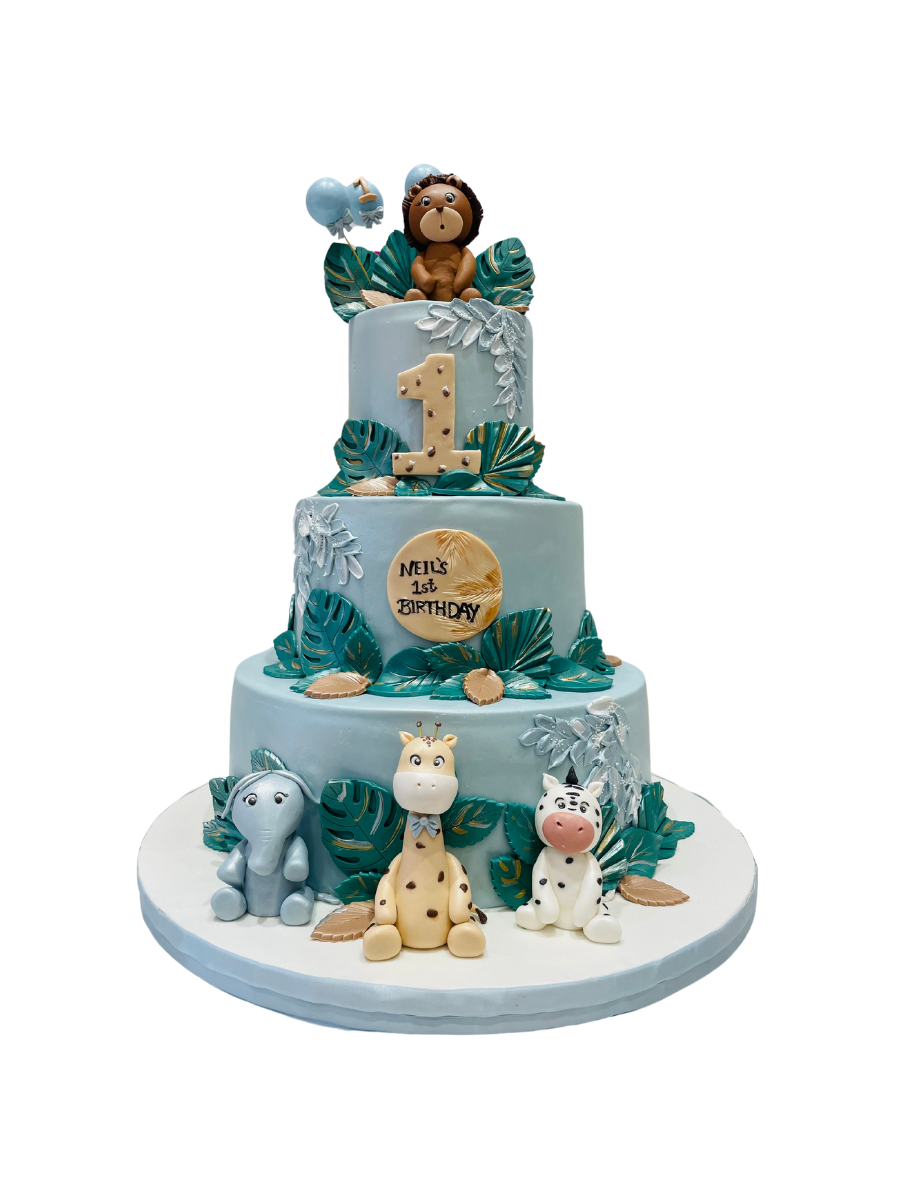 Neil Jungle Fondant Cake