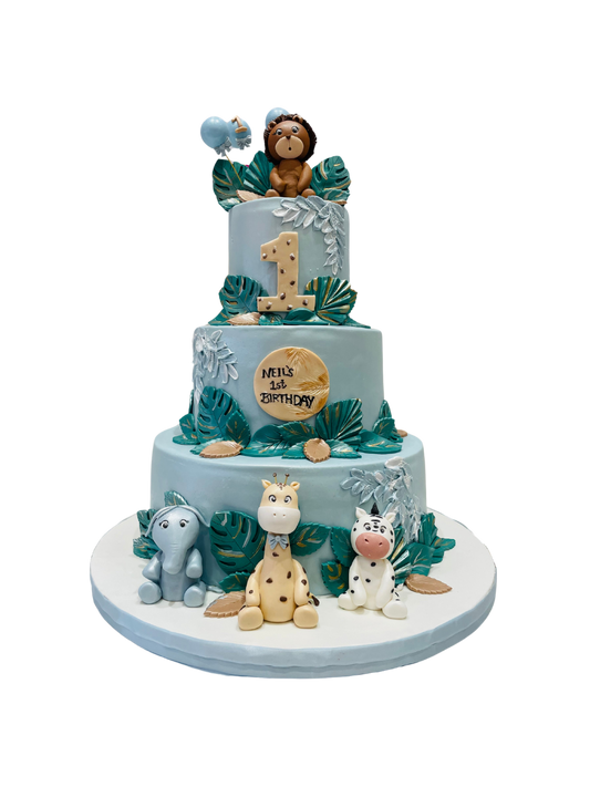 Neil Jungle Fondant Cake