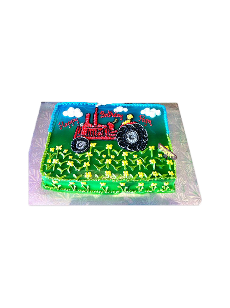 Tractor Lohri Cake