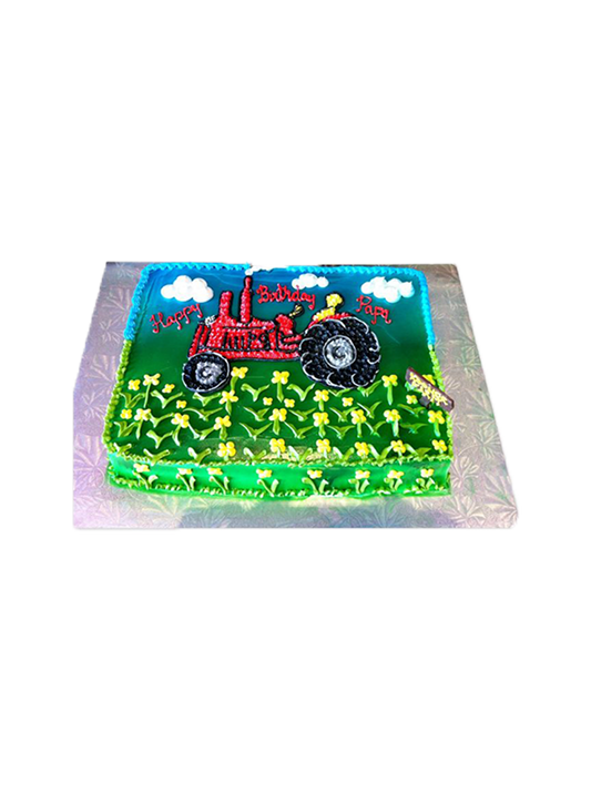 Tractor Lohri Cake