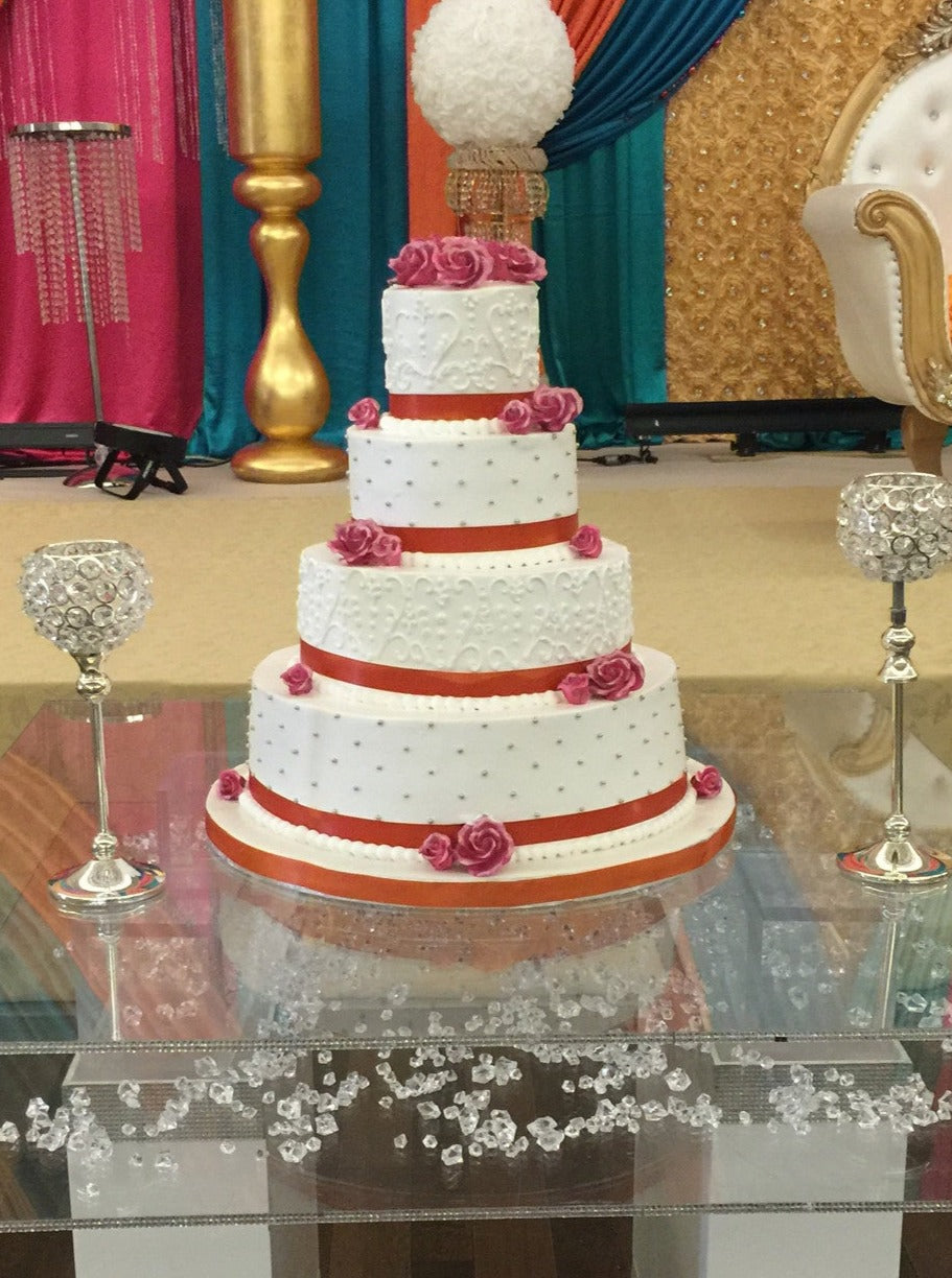 Nadia Wedding Cake - Rashmi's Bakery