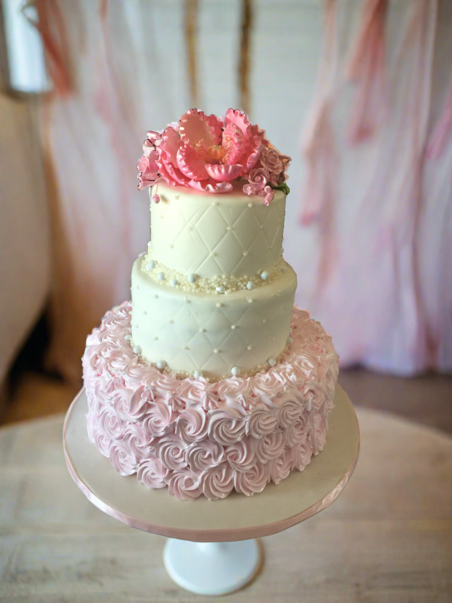 Bay Wedding Cake