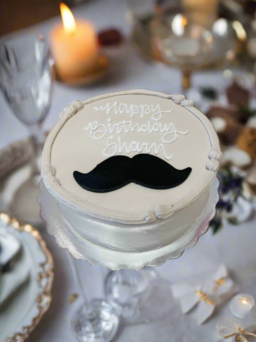 Sharn Moustache Cake