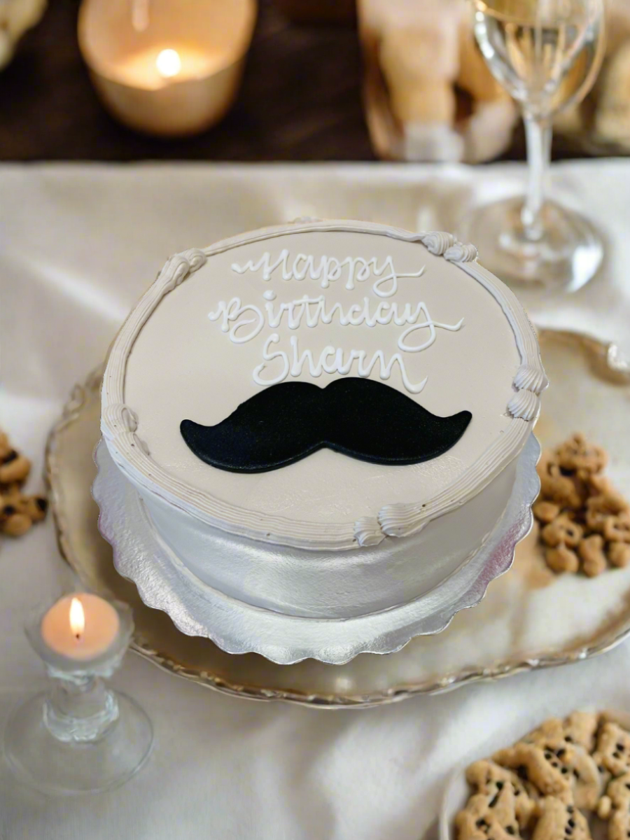 Sharn Moustache Cake