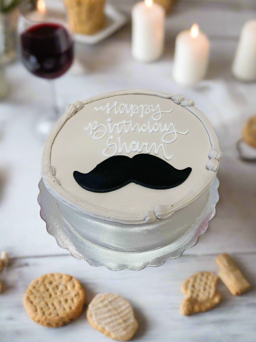Sharn Moustache Cake