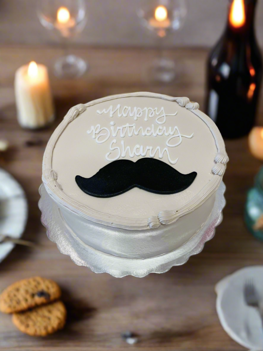 Sharn Moustache Cake