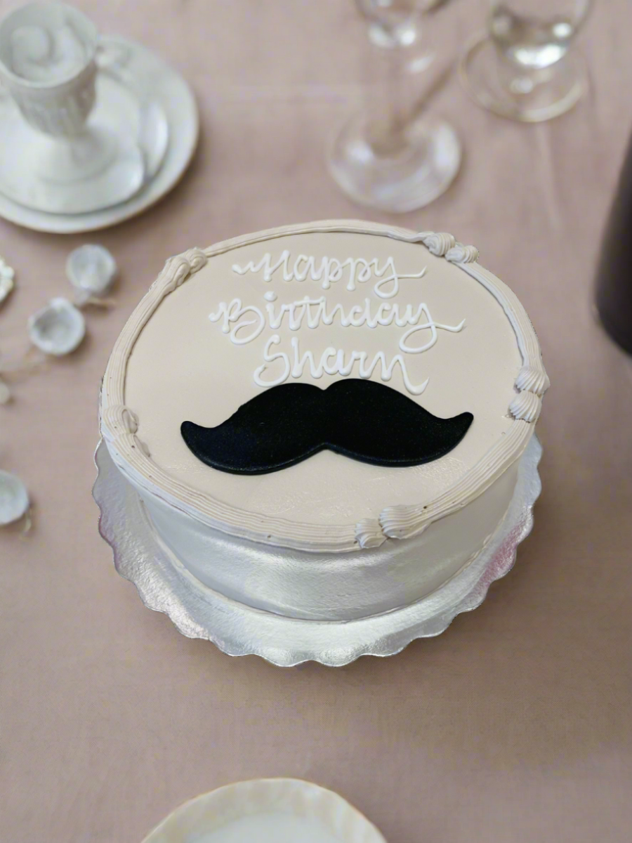 Sharn Moustache Cake