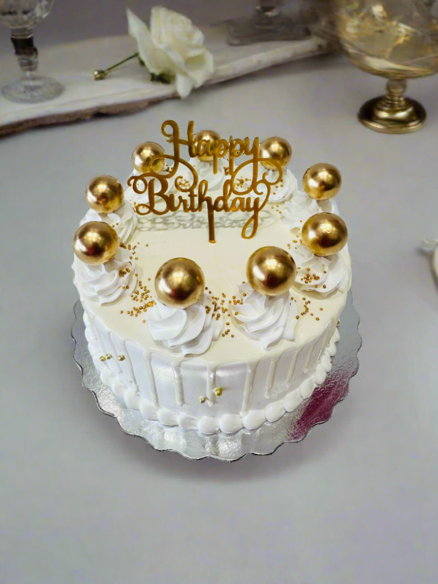 Ivory Gold New Year Cake