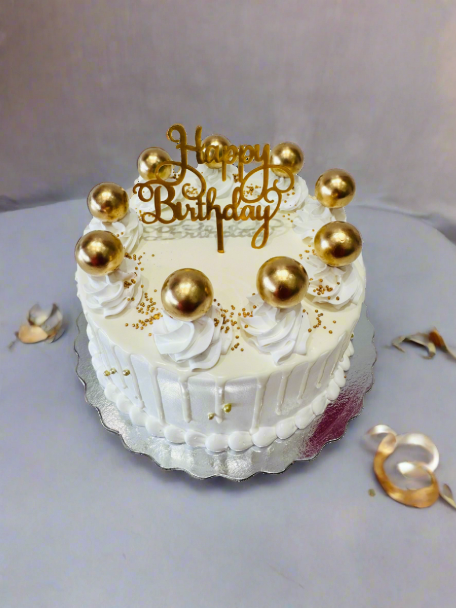 Ivory Gold New Year Cake