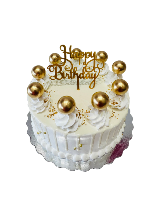 Ivory Gold New Year Cake