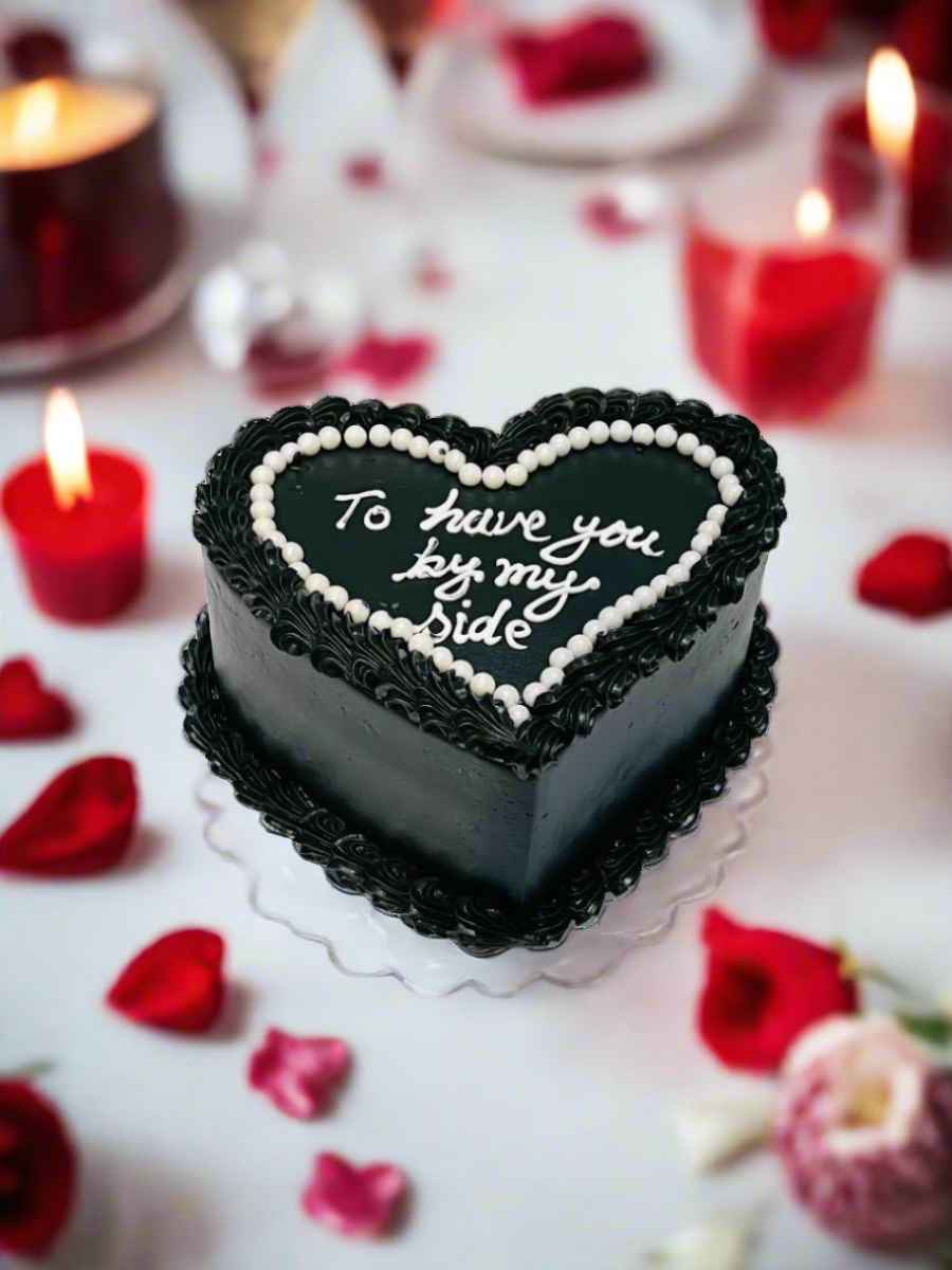 Aisha Heart Birthday Cake