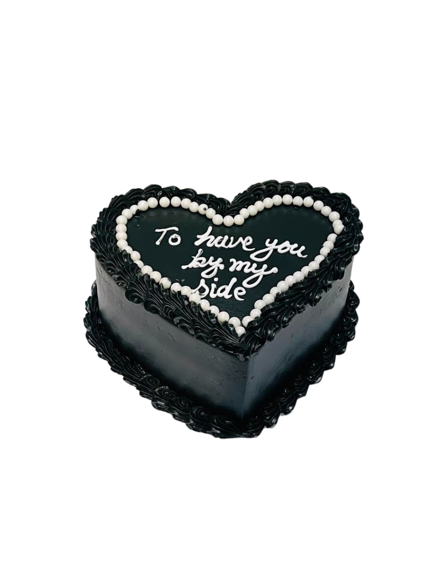 Aisha Heart Birthday Cake