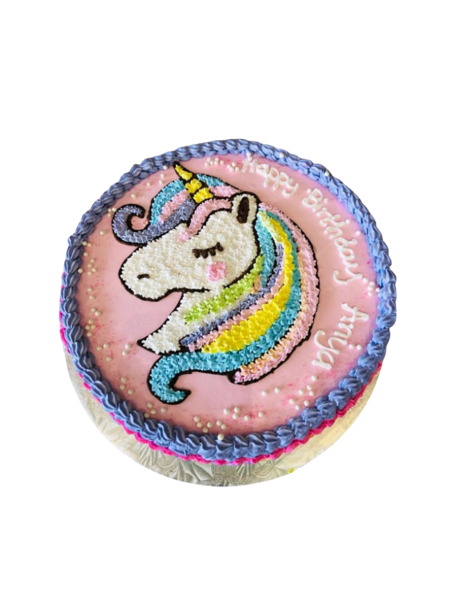 Anya Unicorn Birthday Cake