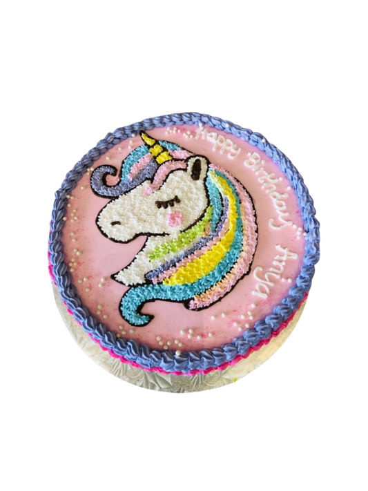 Anya Unicorn Birthday Cake