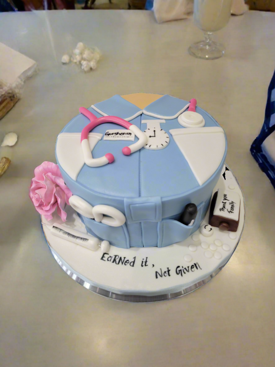 Gursharan Doctor Fondant Cake